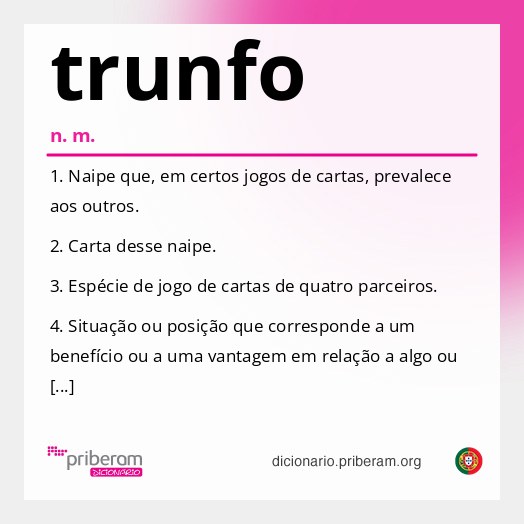 Significado de trunfo