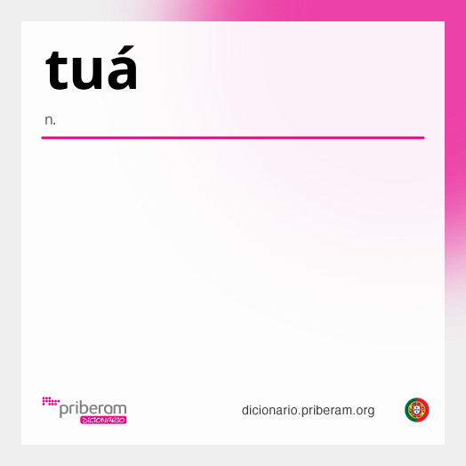Significado de tuá