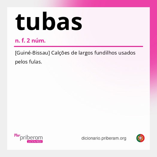 Significado de tubas