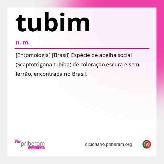Significado de tubim