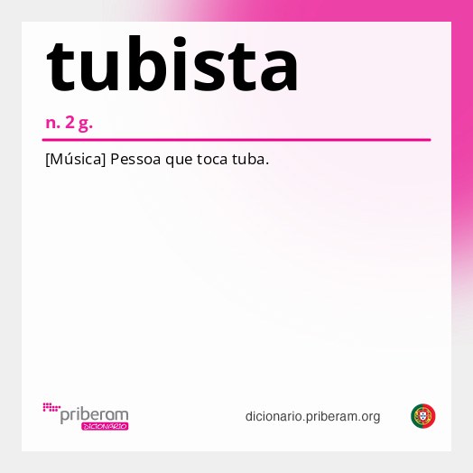 Significado de tubista