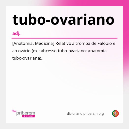 Significado de tubo-ovariano