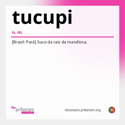 Significado de tucupi