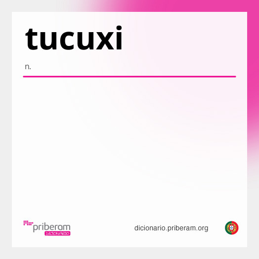 Significado de tucuxi