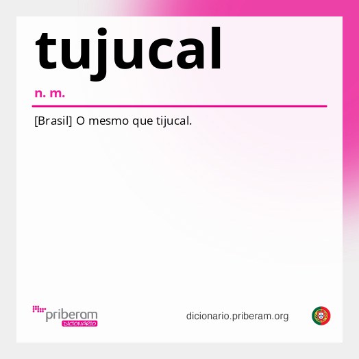 Significado de tujucal