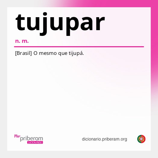 Significado de tujupar