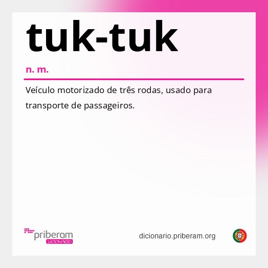 Significado de tuk-tuk