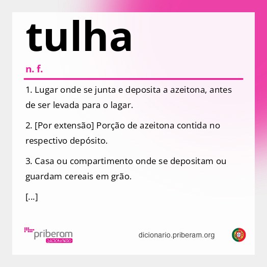 Significado de tulha
