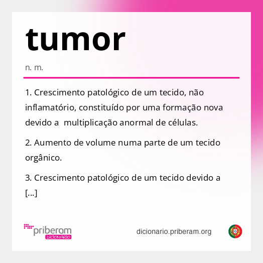 Significado de tumor