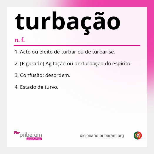 Significado de turbação