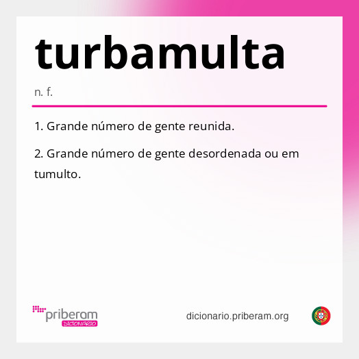 Significado de turbamulta