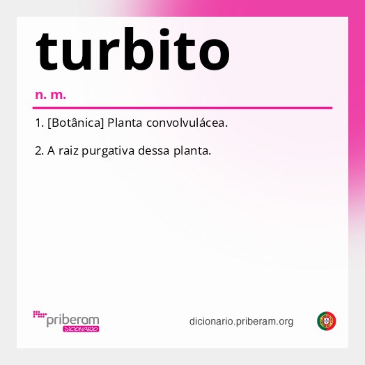 Significado de turbito