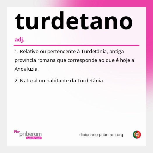 Significado de turdetano