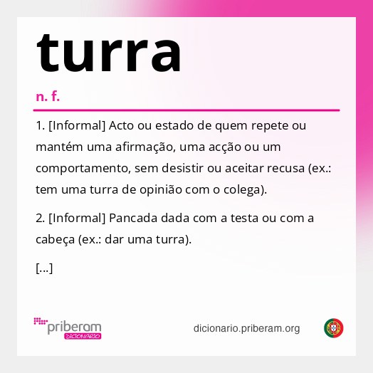 Significado de turra