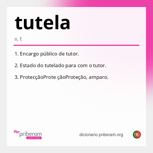 Significado de tutela
