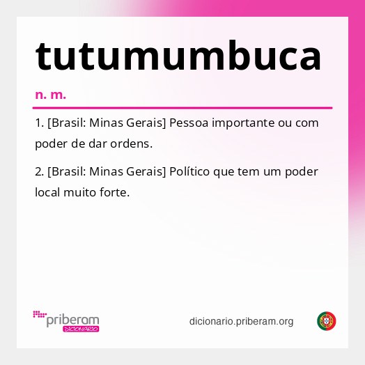 Significado de tutumumbuca