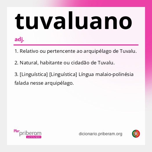 Significado de tuvaluano
