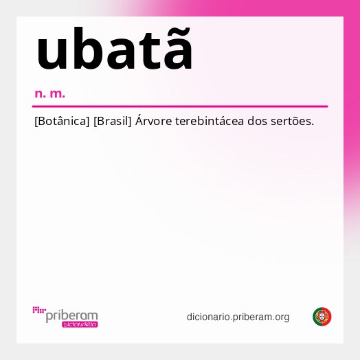 Significado de ubatã