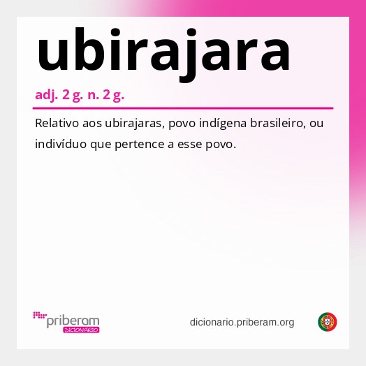 Significado de ubirajara