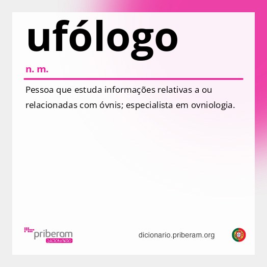 Significado de ufólogo