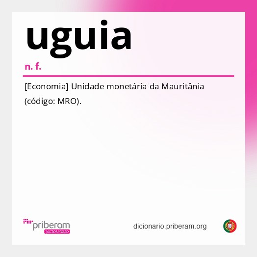 Significado de uguia