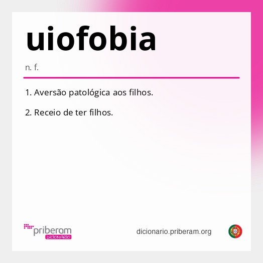 Significado de uiofobia
