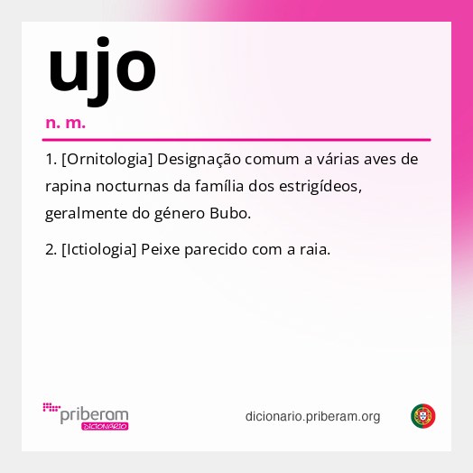 Significado de ujo