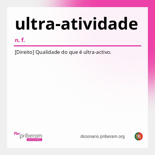 Significado de ultra-atividade