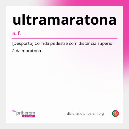 Significado de ultramaratona