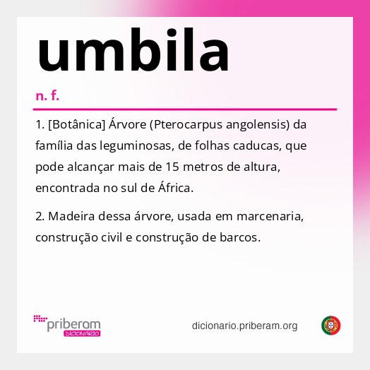 Significado de umbila