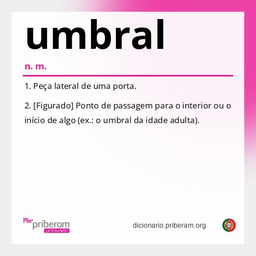 Significado de umbral