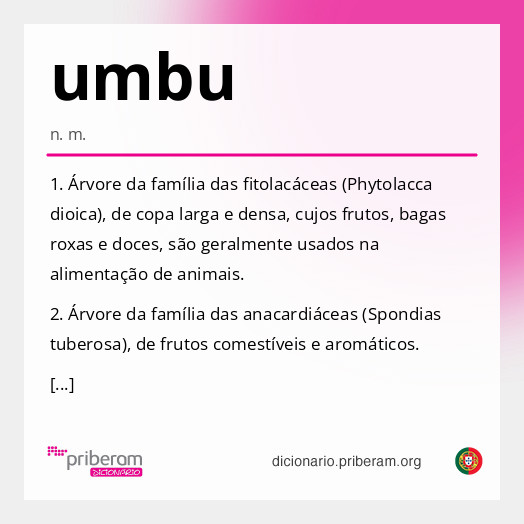 Significado de umbu