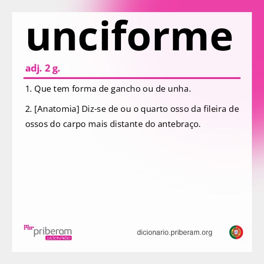 Significado de unciforme