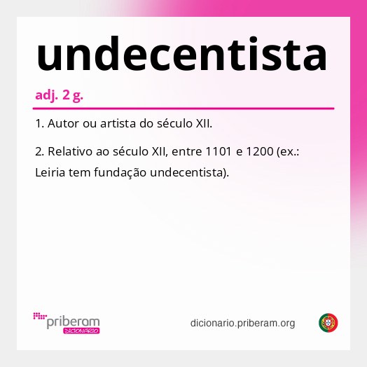 Significado de undecentista