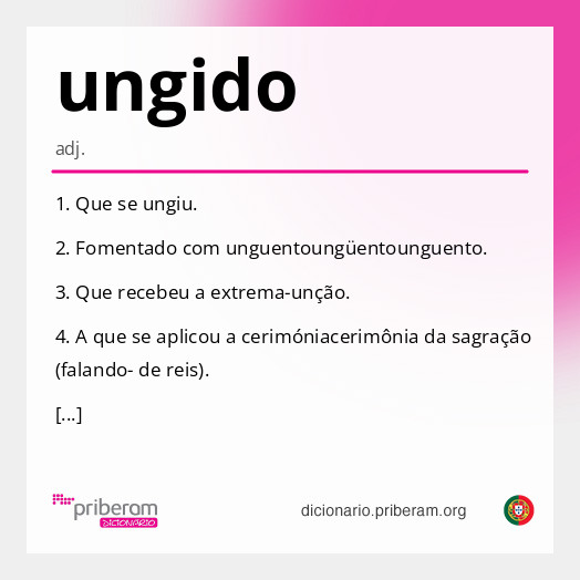 Significado de ungido