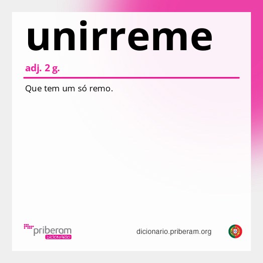 Significado de unirreme