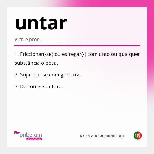 Significado de untar