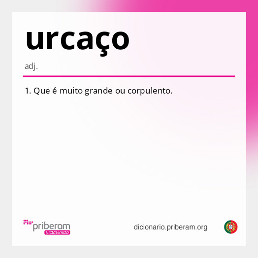 Significado de urcaço