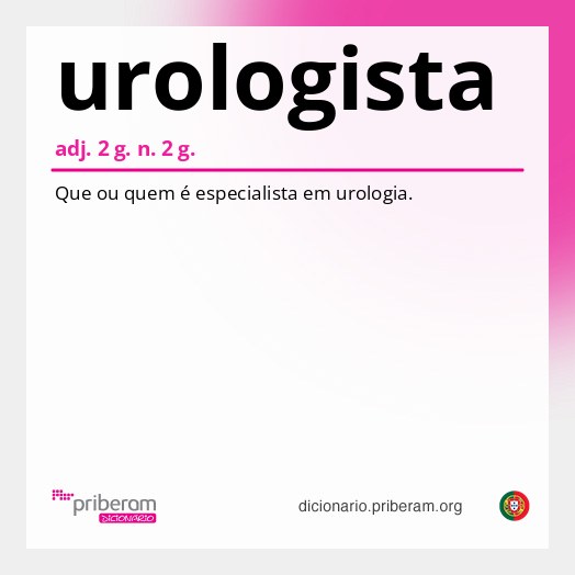 Significado de urologista