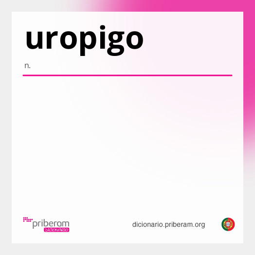 Significado de uropigo