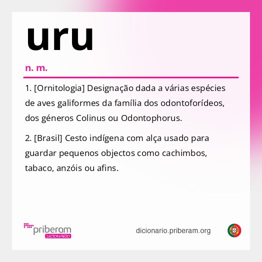 Significado de uru