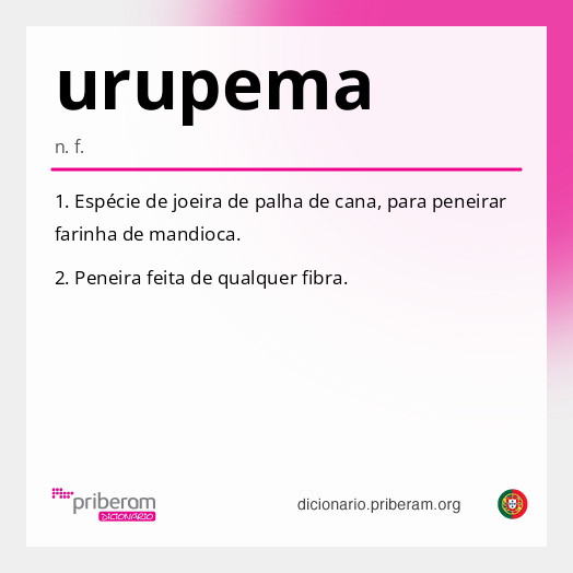Significado de urupema
