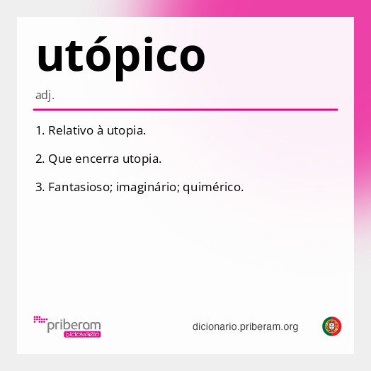 Significado de utópico