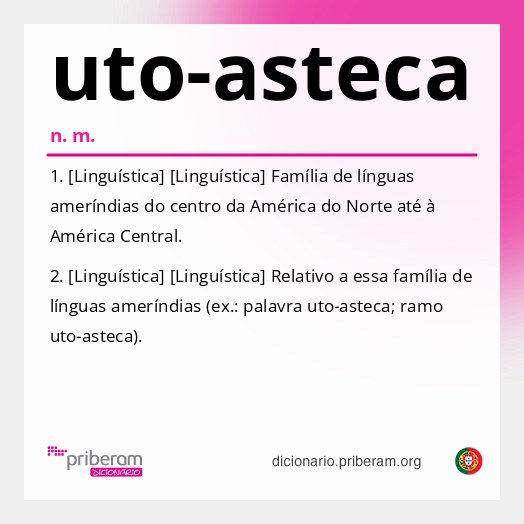 Significado de uto-asteca