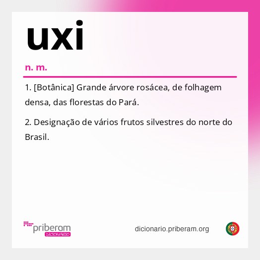 Significado de uxi