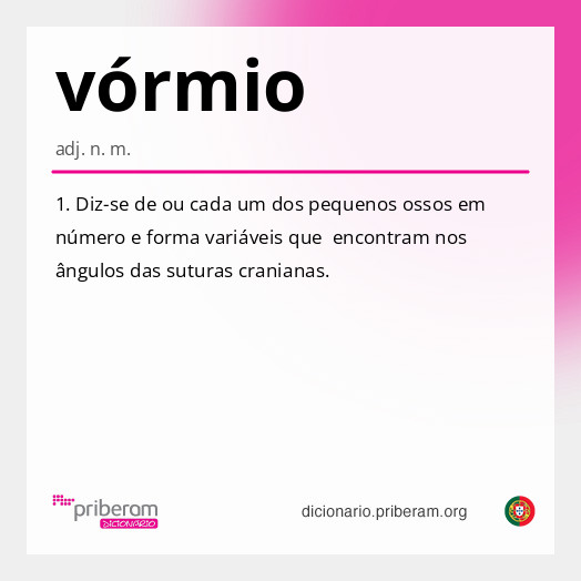 Significado de vórmio