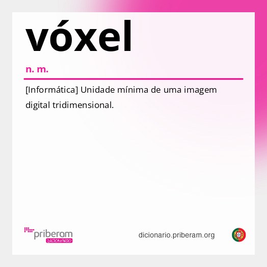 Significado de vóxel