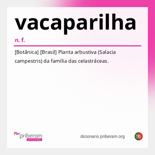 Significado de vacaparilha