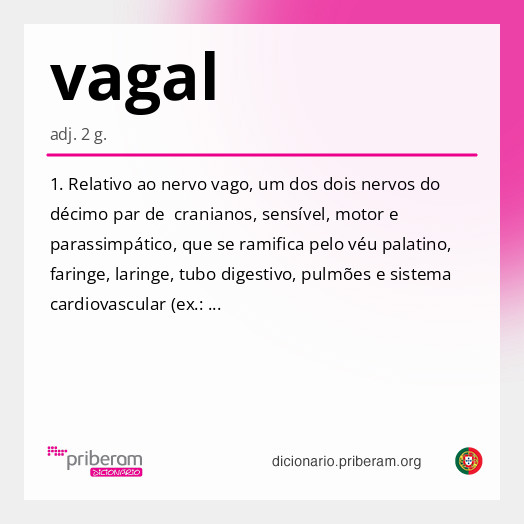 Significado de vagal