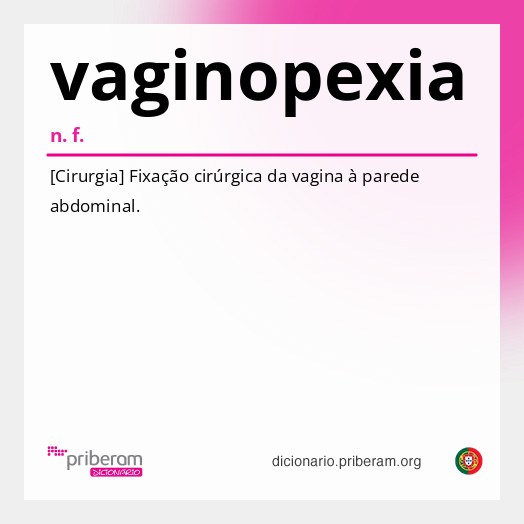 Significado de vaginopexia
